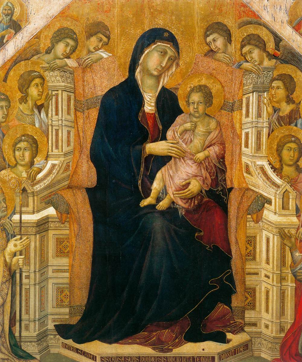 Maestà (detail) by DUCCIO di Buoninsegna