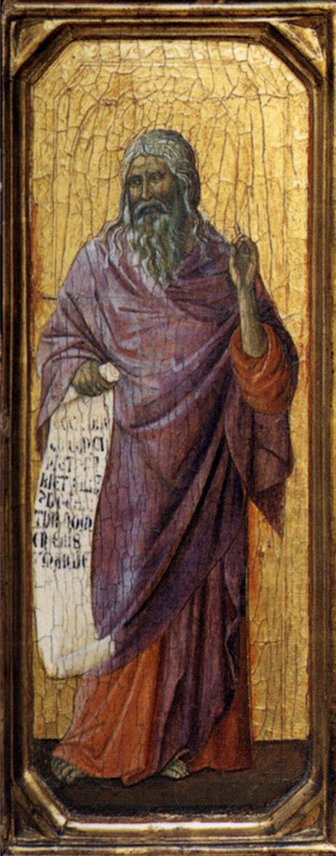 Isaiah (prophet 1) by DUCCIO di Buoninsegna