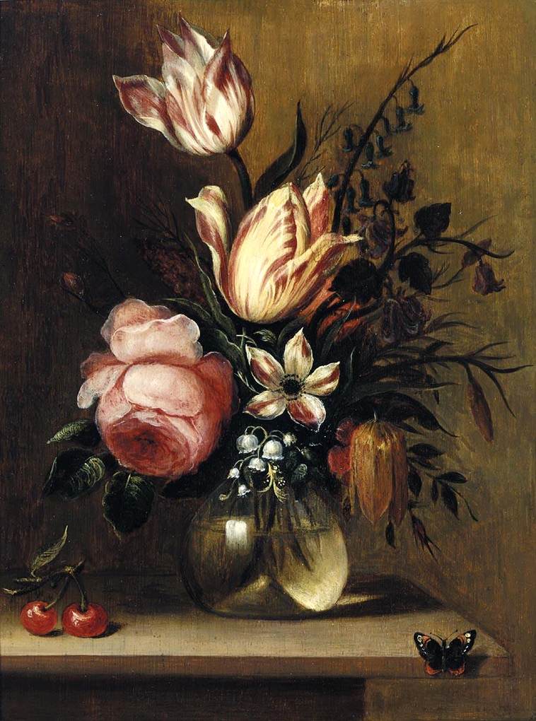 Flowers in a Vase by BOLLONGIER, Hans