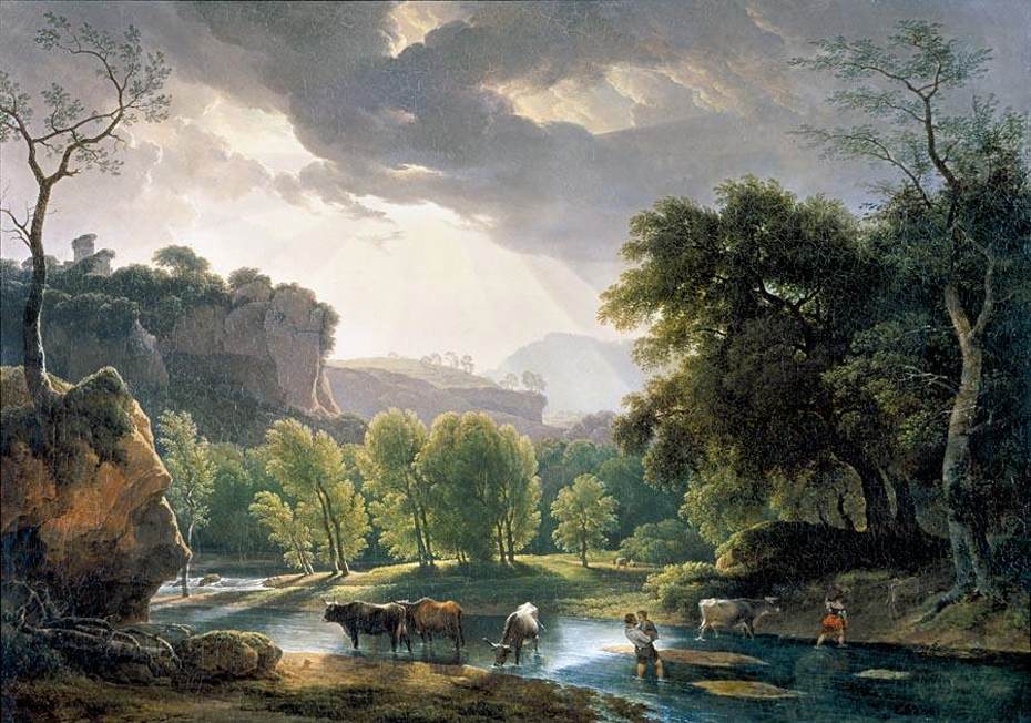 View of the Roman Campagna by VOOGD, Hendrik