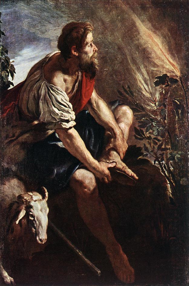 Moses before the Burning Bush by