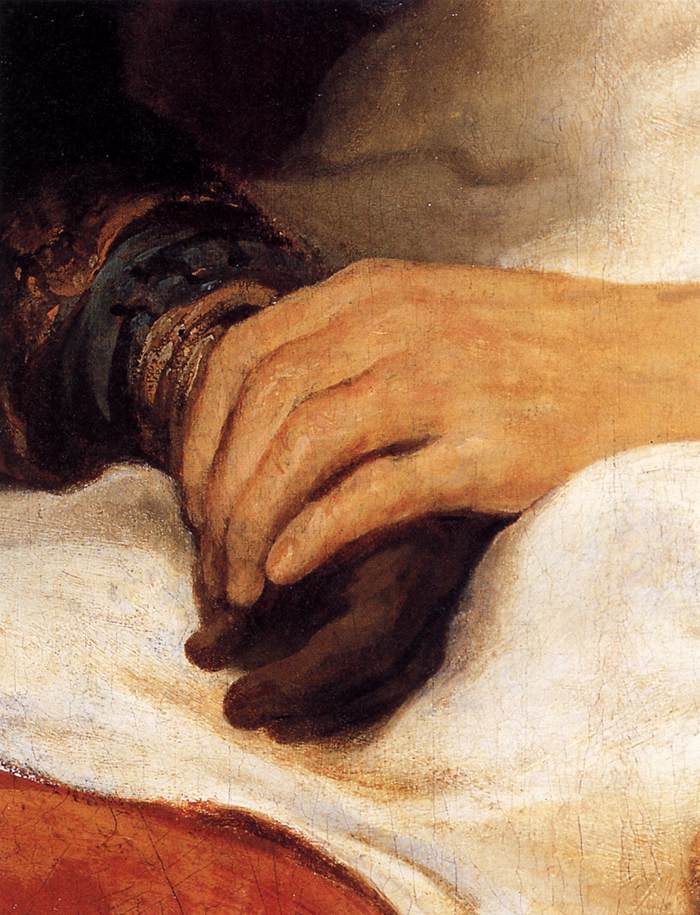 Isaac Blessing Jacob (detail) by