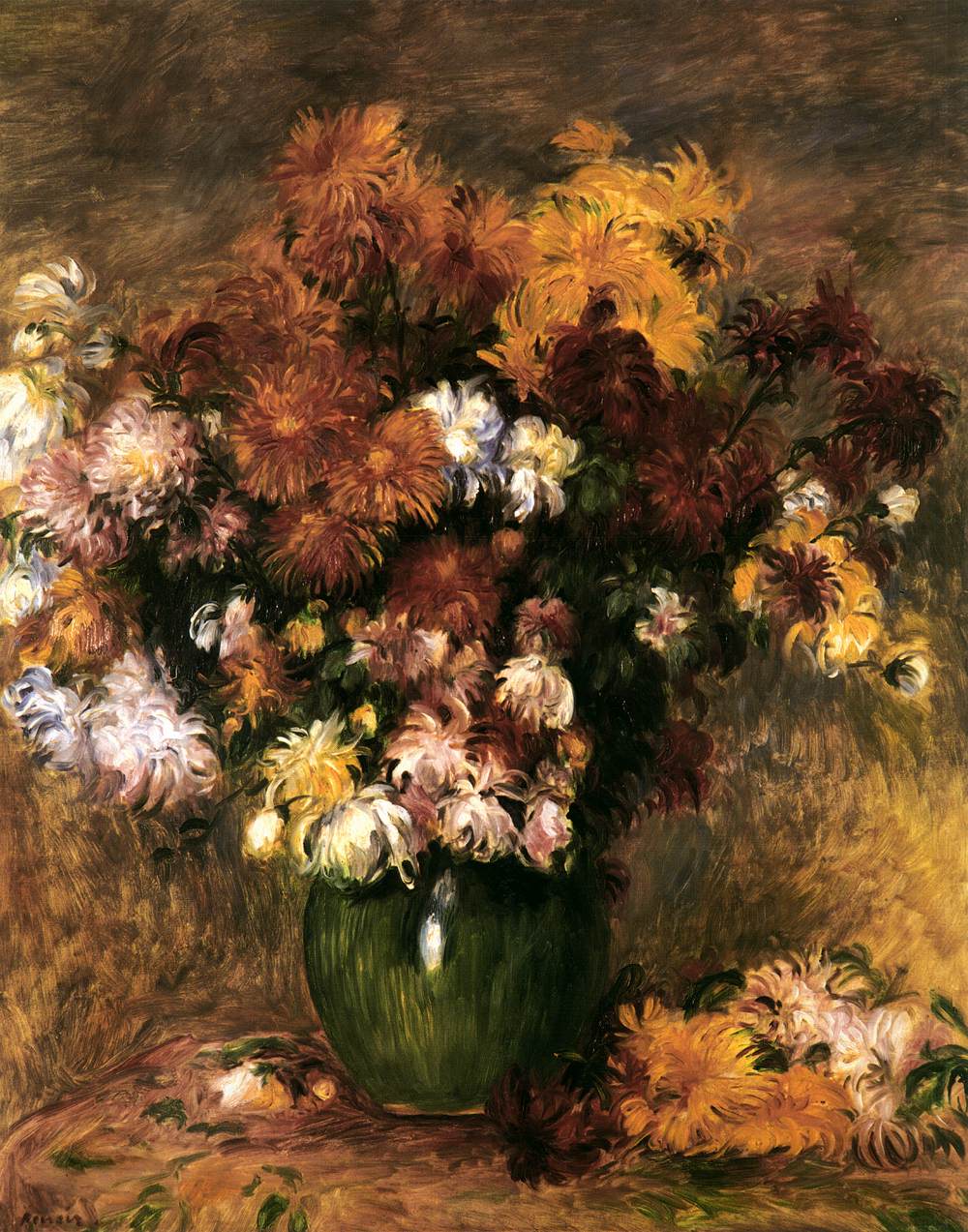 Bouquet of Chrysanthemums by PORCELLIS, Julius