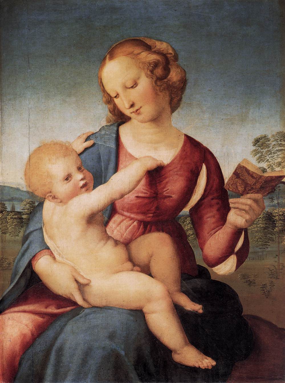 Colonna Madonna by RAFFAELLO Sanzio