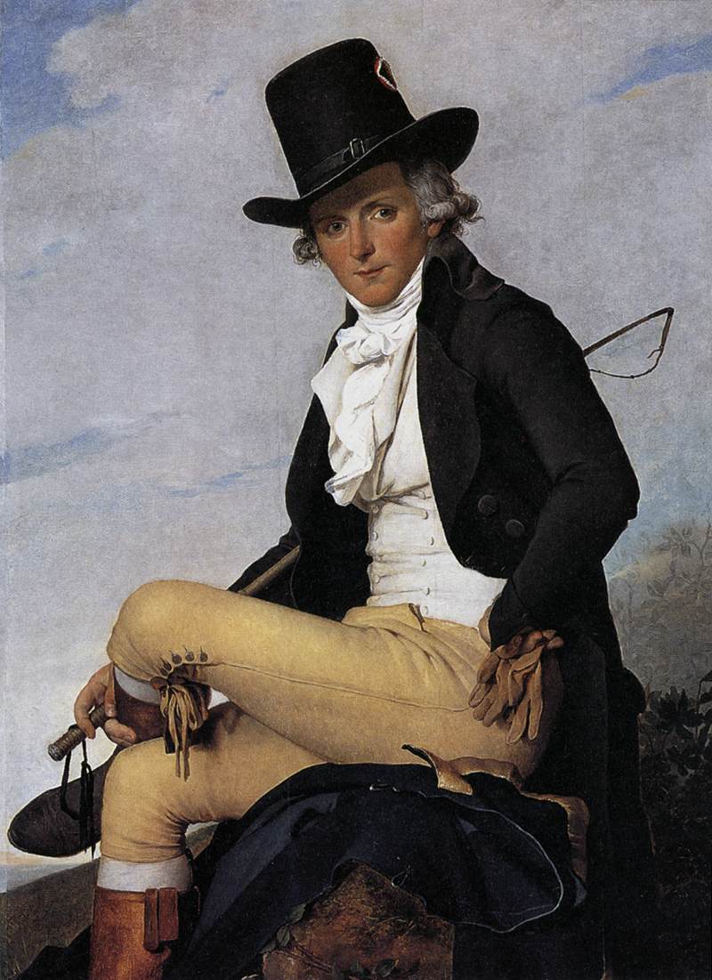 Portrait of Pierre Sériziat by DAVID, Jacques-Louis