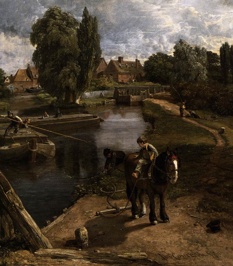 Flatford Mill (detail) by CONSTABLE, John