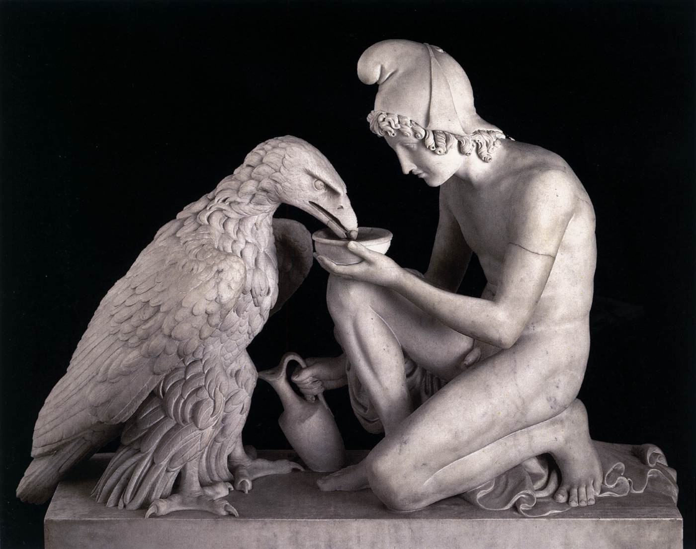 Ganymede Waters Zeus as an Eagle by