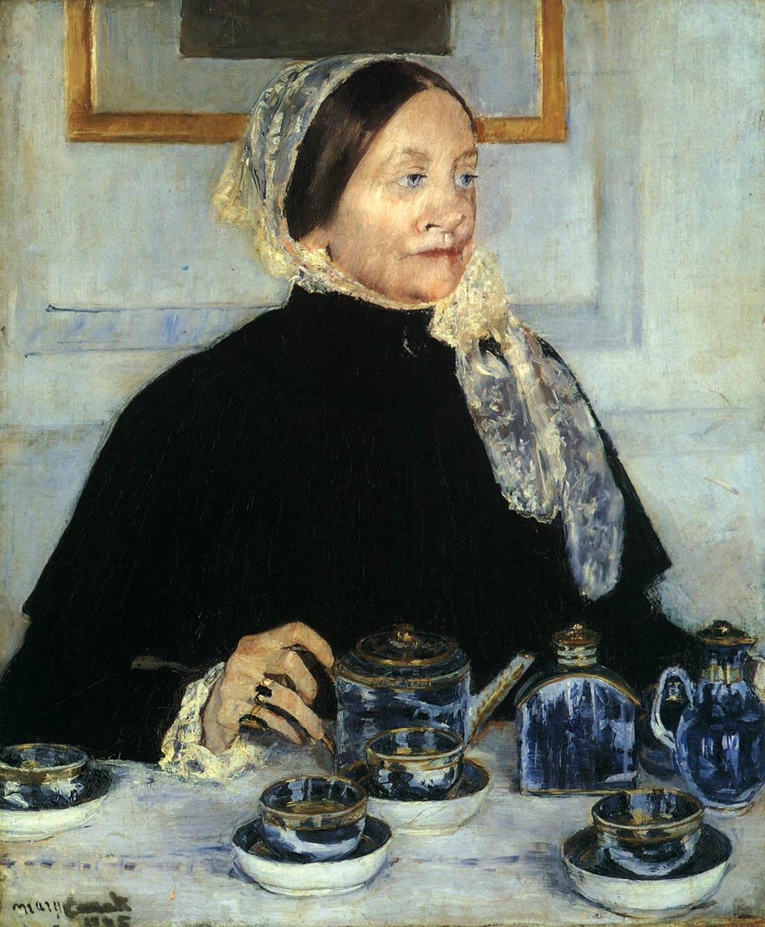 Lady at the Tea Table by