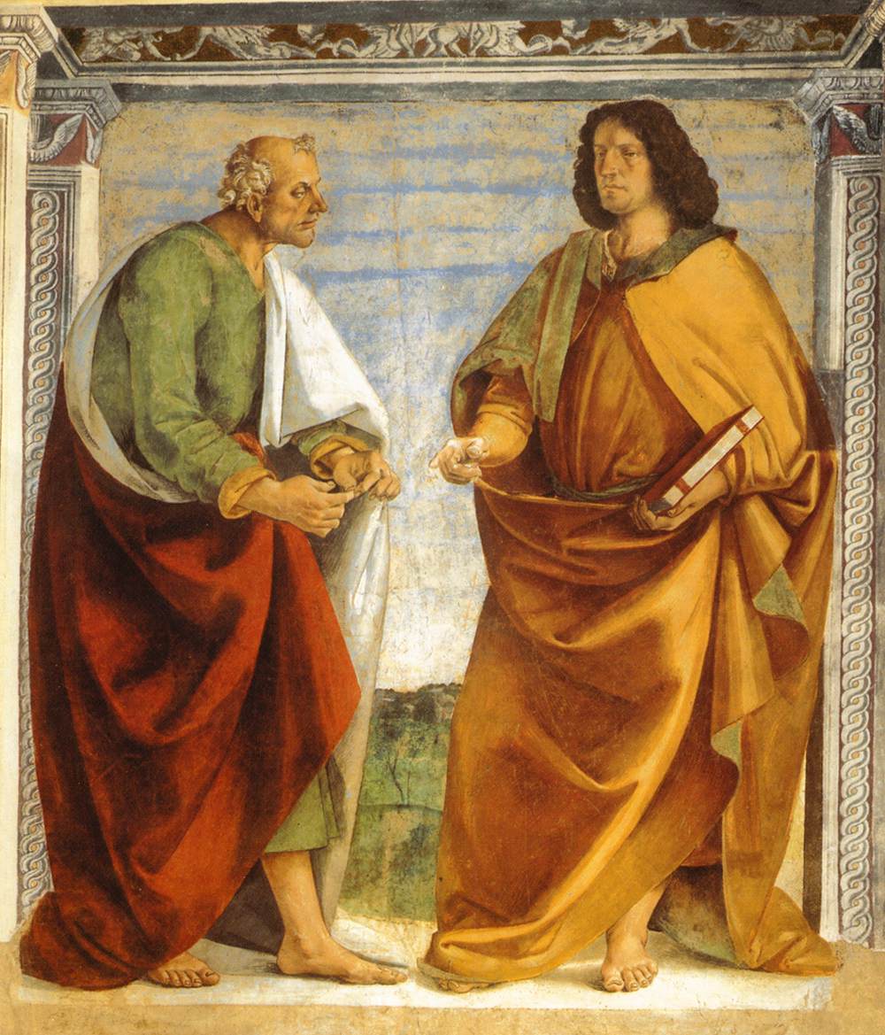 Pair of Apostles in Dispute by