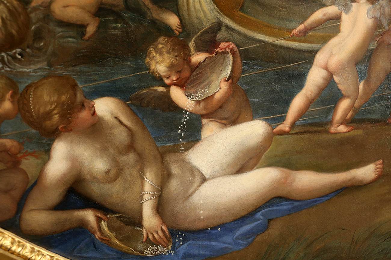 The Four Elements: Water (detail) by ALBANI, Francesco