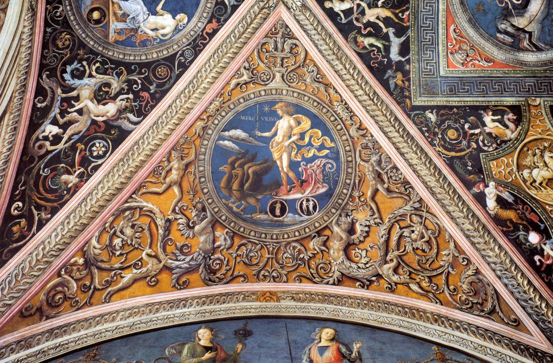 Ceiling decoration (detail) by