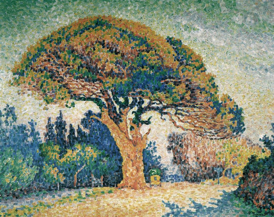 Pine Tree at Saint-Tropez by SIGNAC, Paul