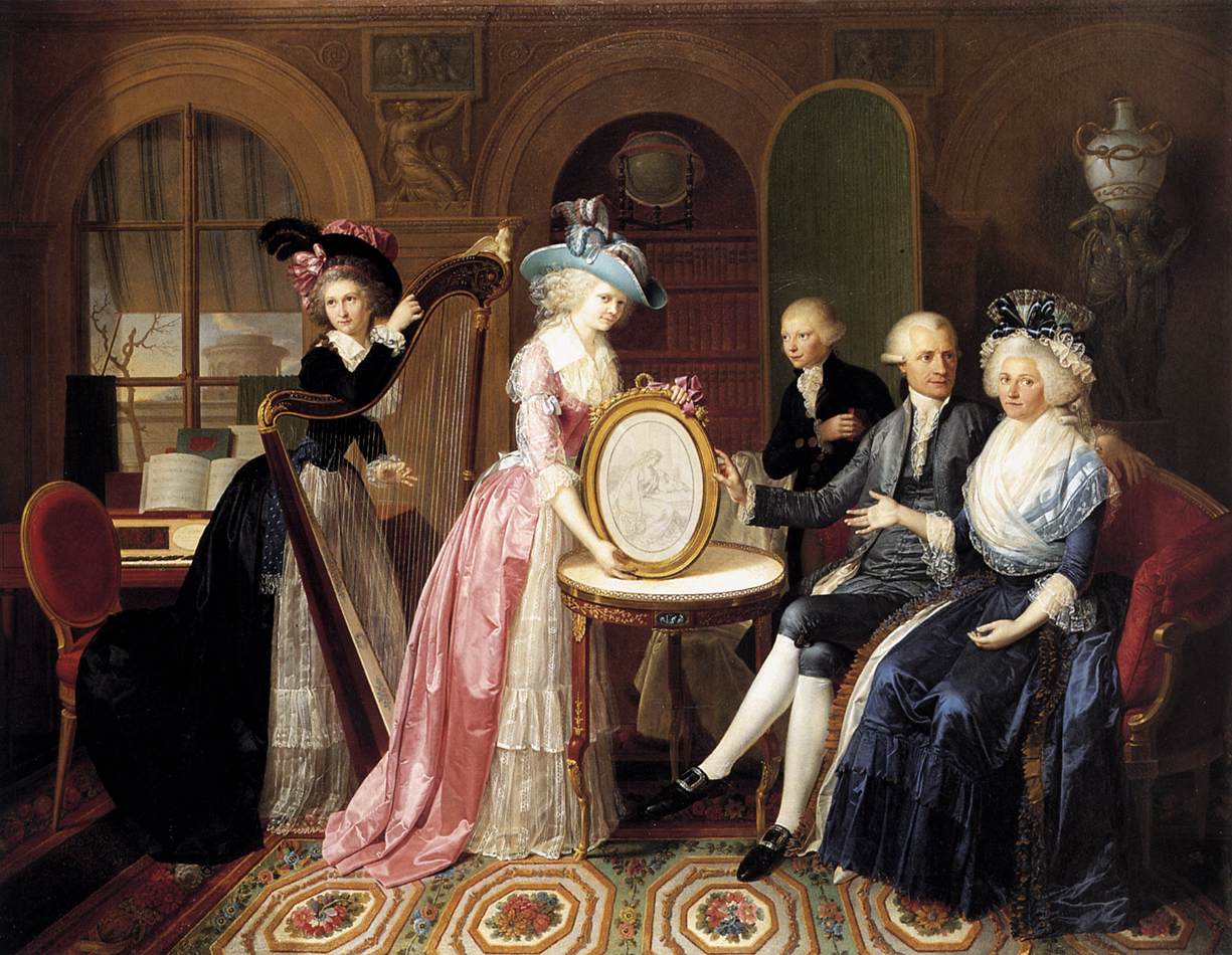 Portrait of the Villers Family by DUVIVIER, Jan Bernard