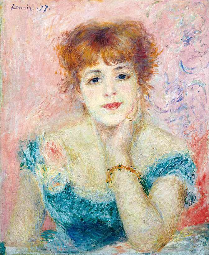 Portrait of Jeanne Samary (La Reverie) by