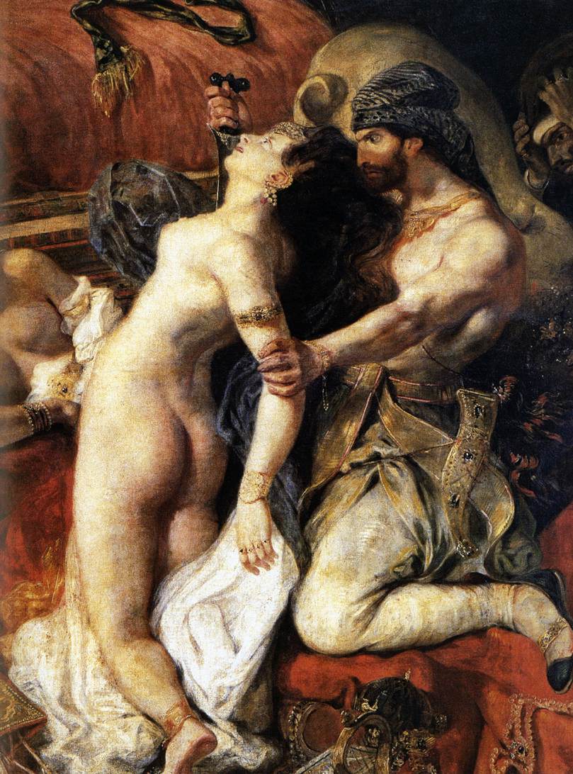 The Death of Sardanapalus (detail) by DELACROIX, Eugène