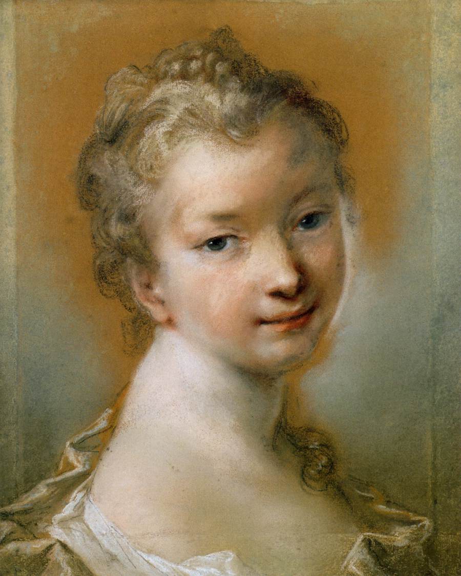 Portrait of a Young Girl by CARRIERA, Rosalba