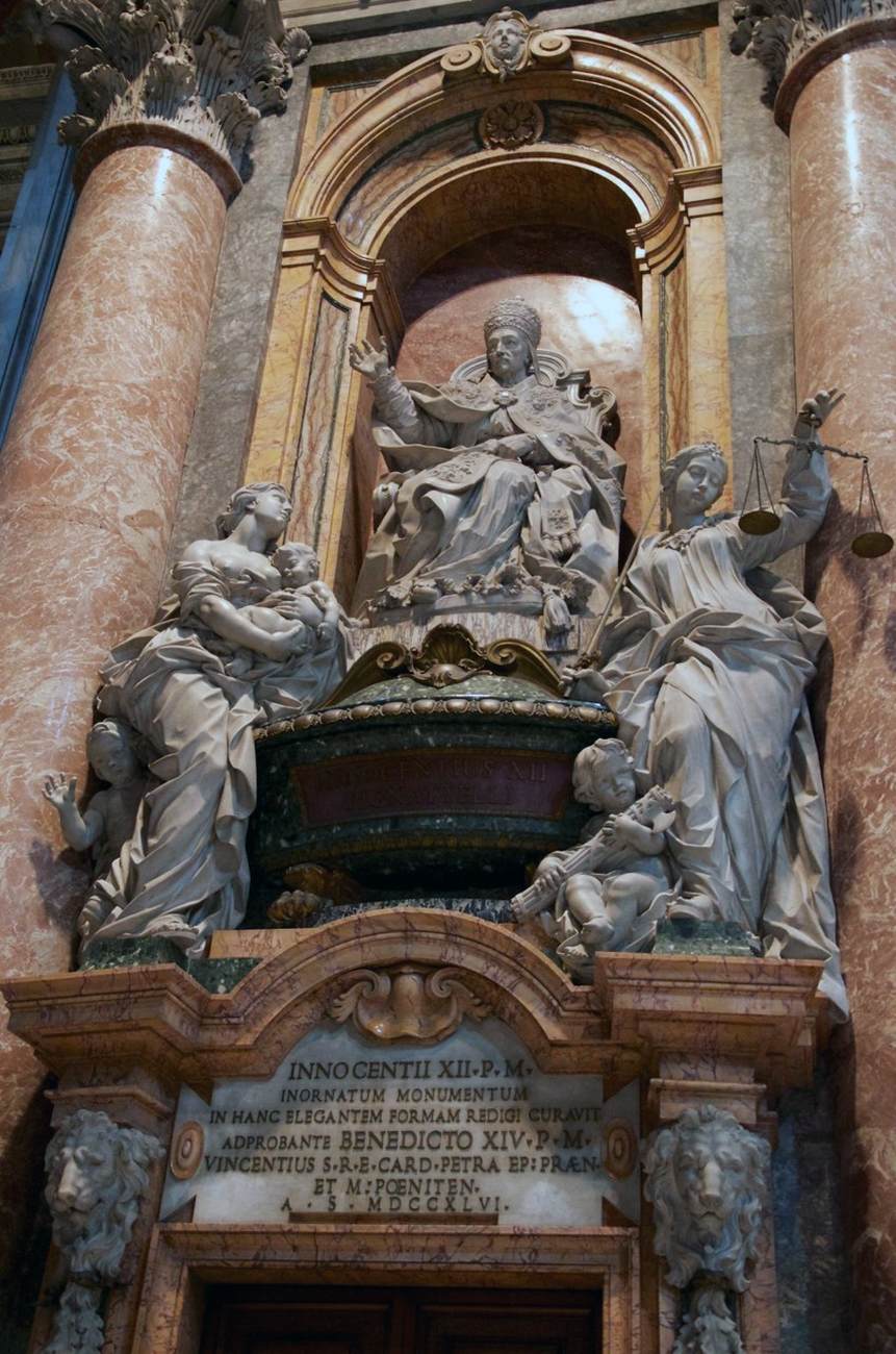 Tomb of Innocent XII by VALLE, Filippo della