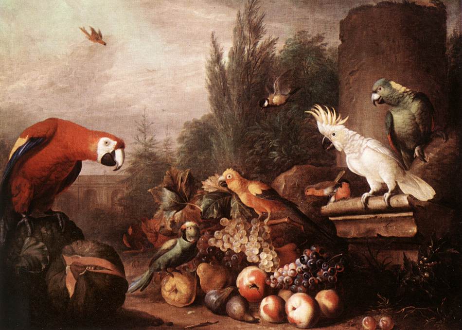 Still-life with Birds by BOGDÁNY, Jakab