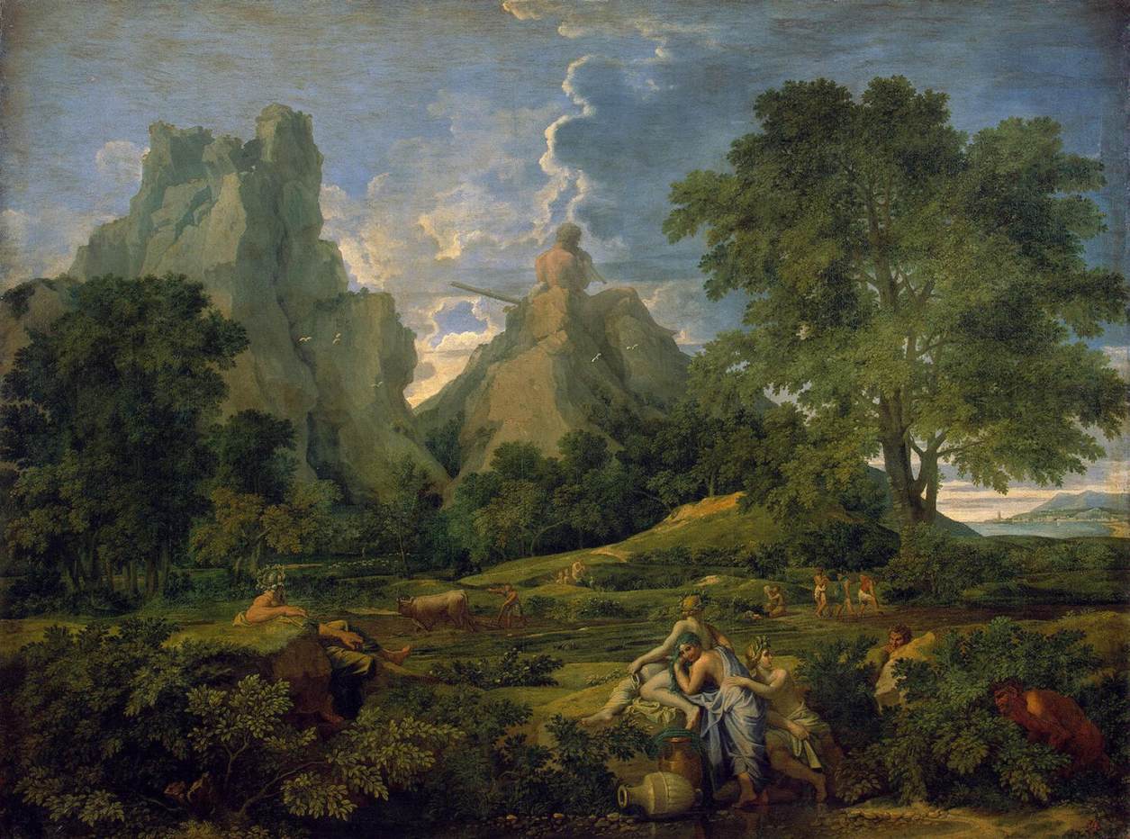 Landscape with Polyphemus by POUSSIN, Nicolas