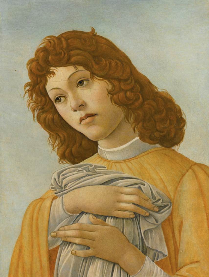 Head of an Angel by BOTTICELLI, Sandro