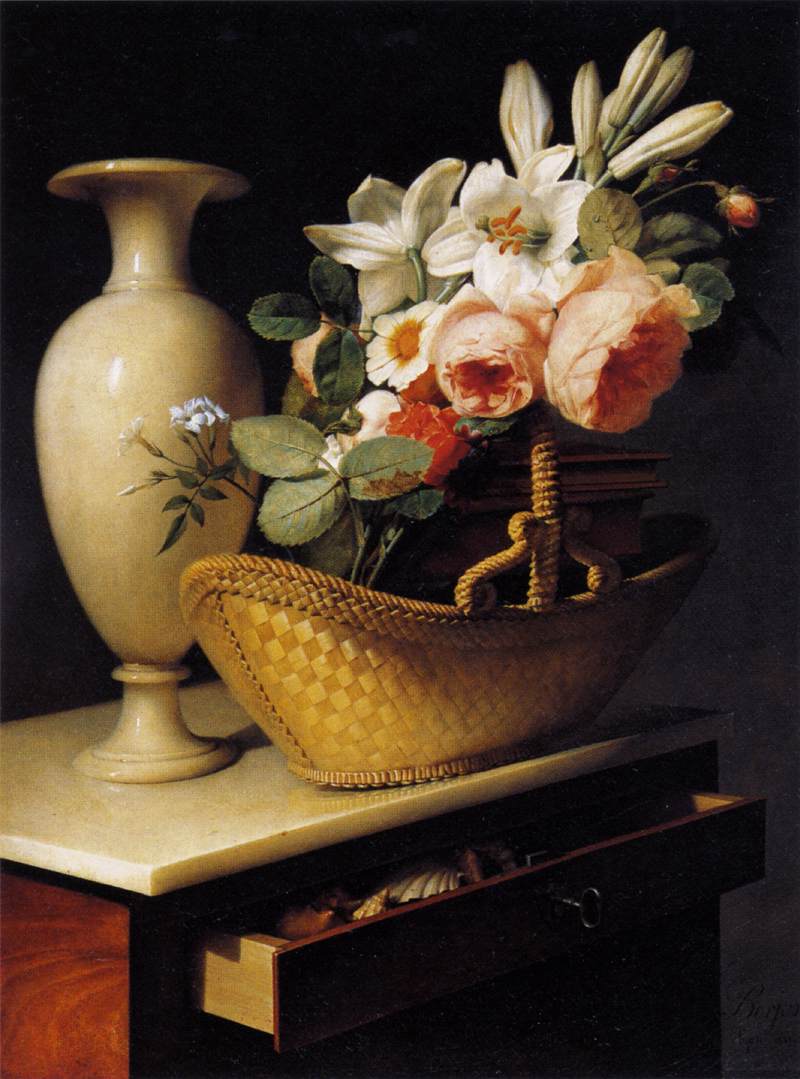 Still-Life with a Basket of Flowers by