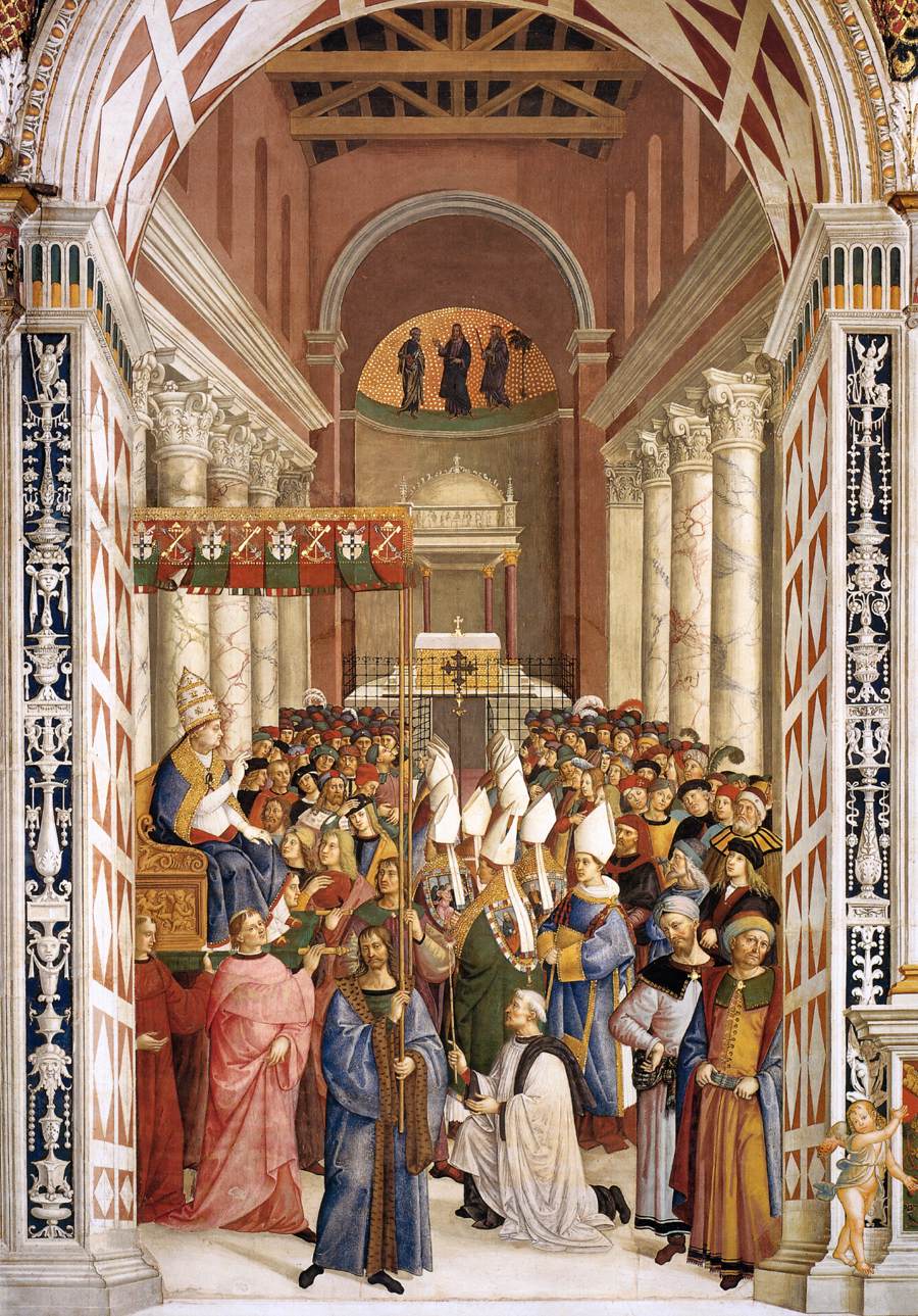 No. 7: The Coronation of Enea Silvio Piccolomini as Pope Pius II by