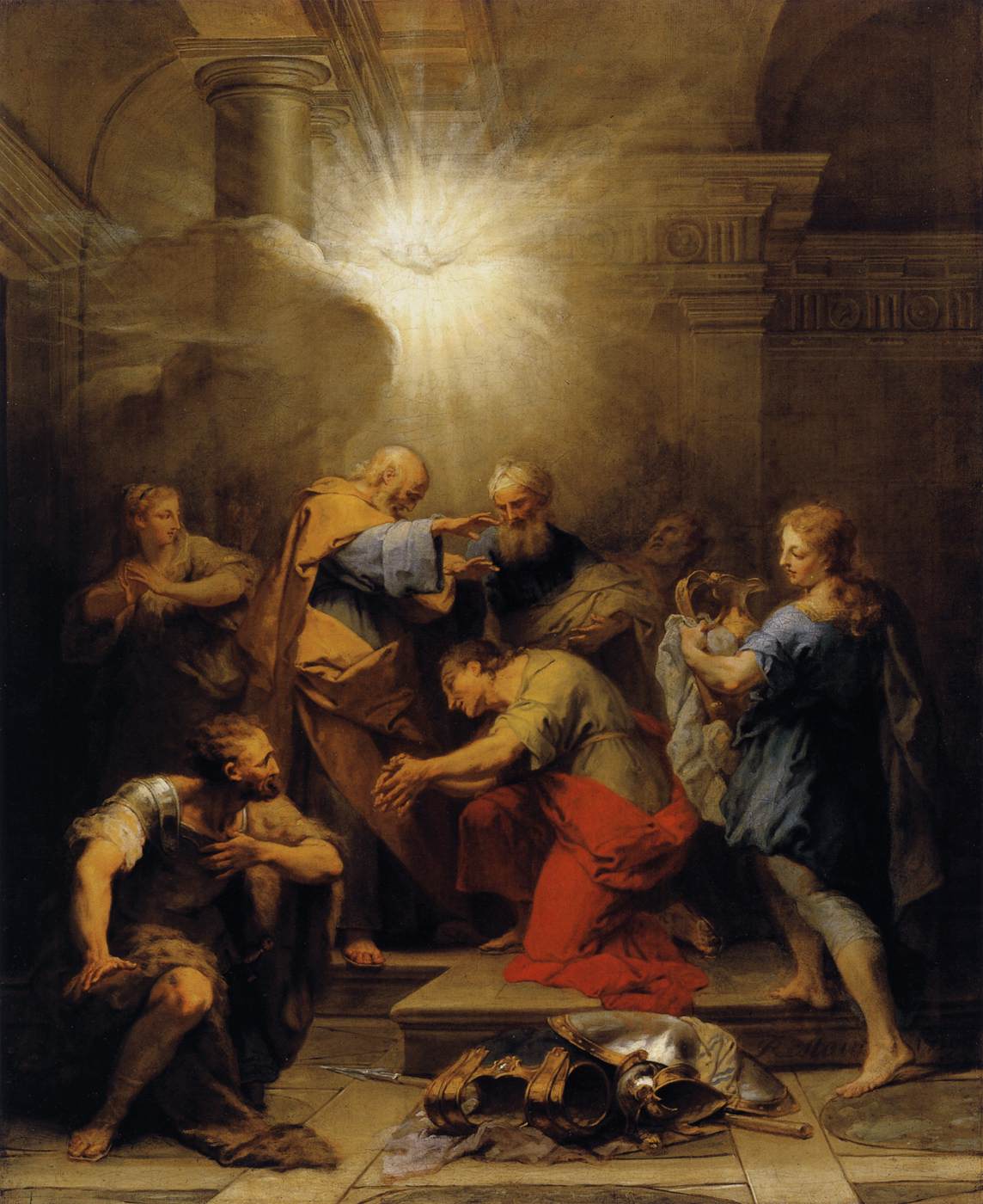 Ananias Restoring the Sight of St Paul by