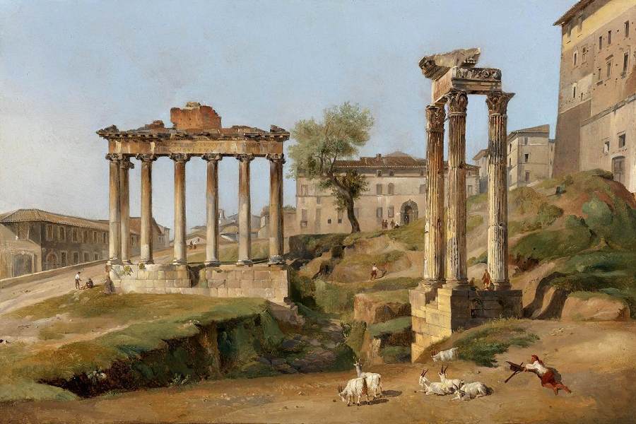 Roman Forum by TURPIN DE CRISSÉ, Lancelot-Théodore