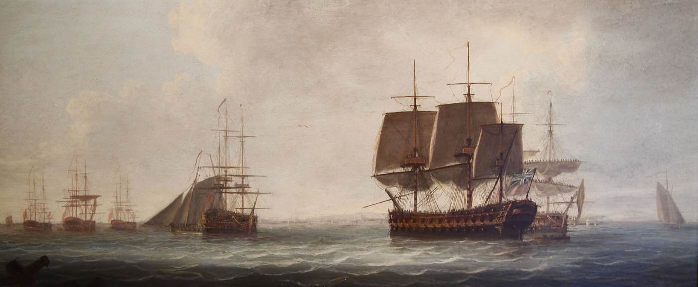 Royal Navy off Portsmouth by SERRES, Dominic