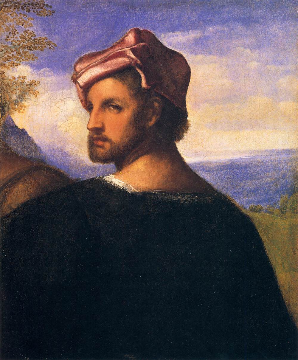 Head of a Man by TIZIANO Vecellio