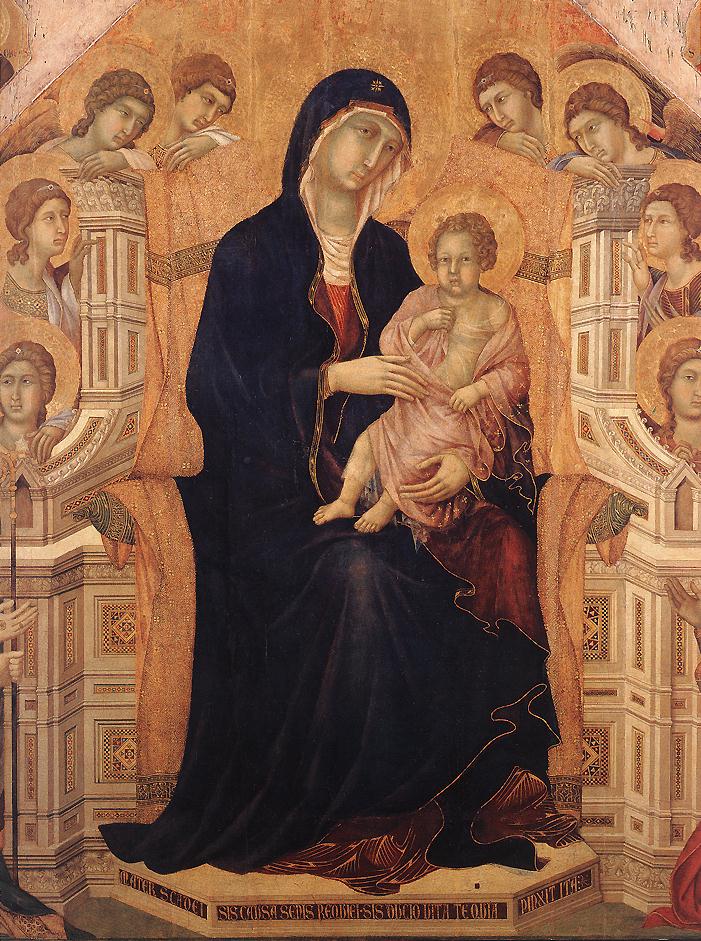 Maestà (detail) by DUCCIO di Buoninsegna