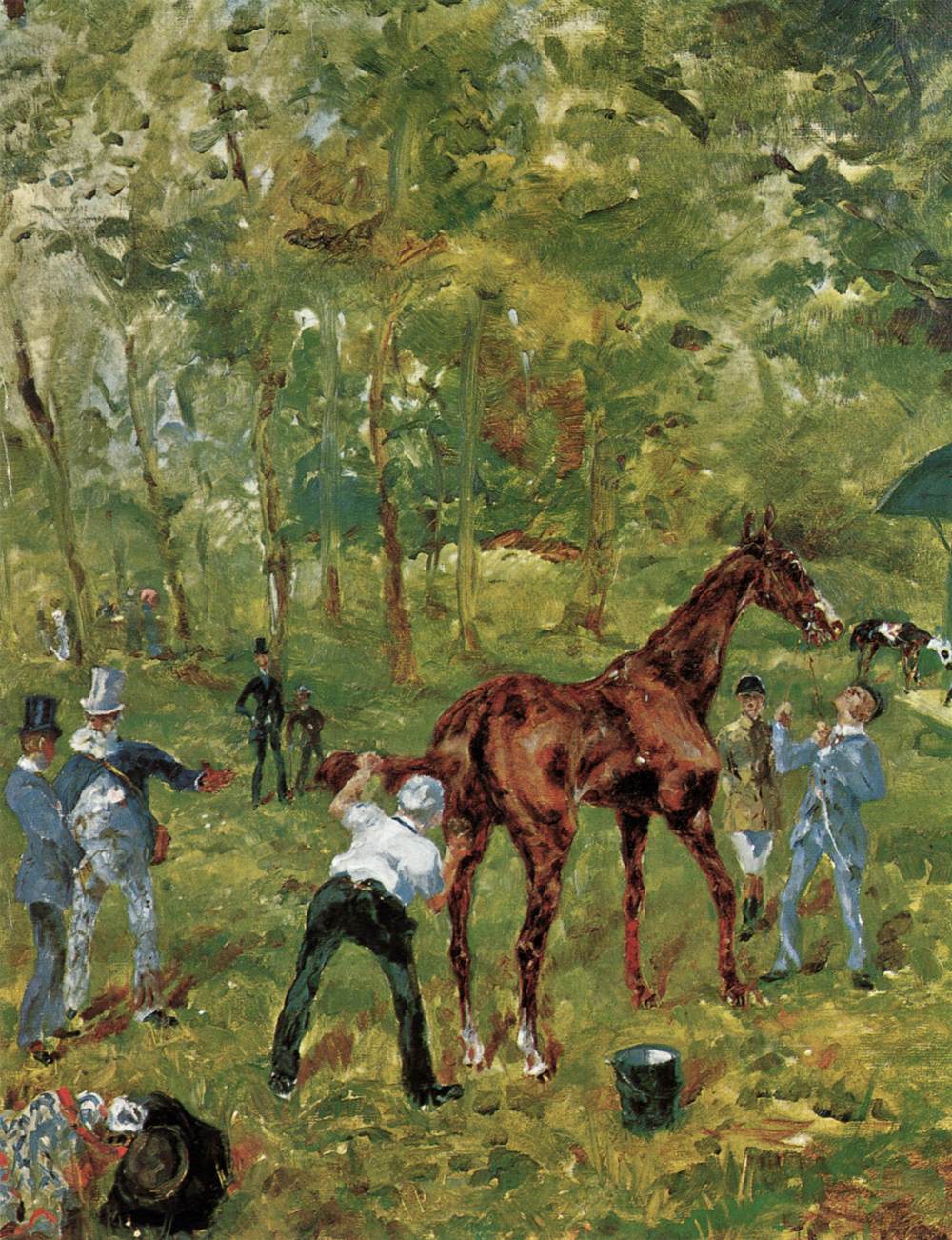 Souvenir of Auteuil (At the Races) by TOULOUSE-LAUTREC, Henri de