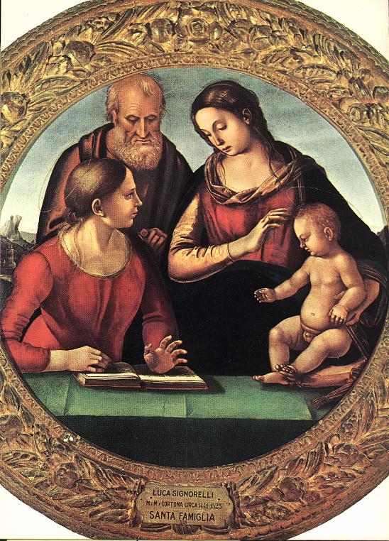 The Holy Family with Saint by