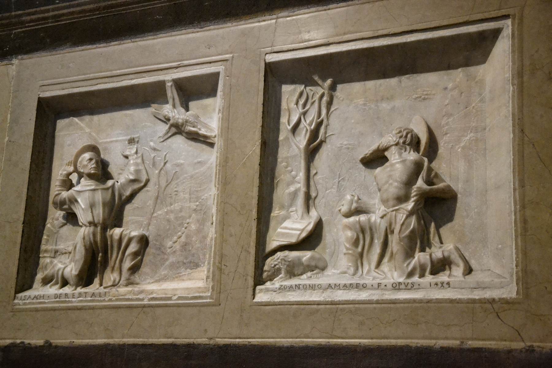 Tomb of St Arealdo (fragment) by