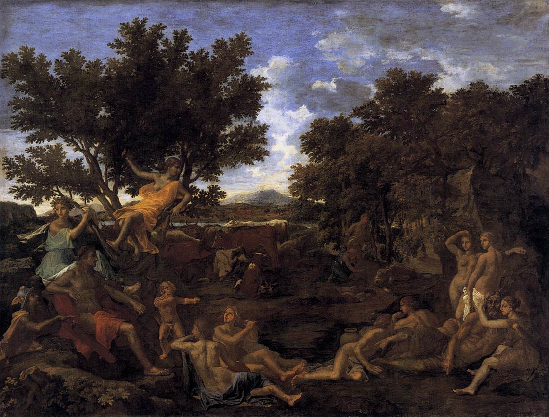 Apollo and Daphne by POUSSIN, Nicolas