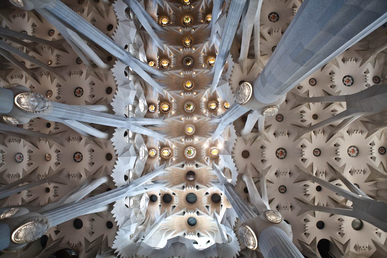 La Sagrada Familia: interior by GAUDÍ, Antoni