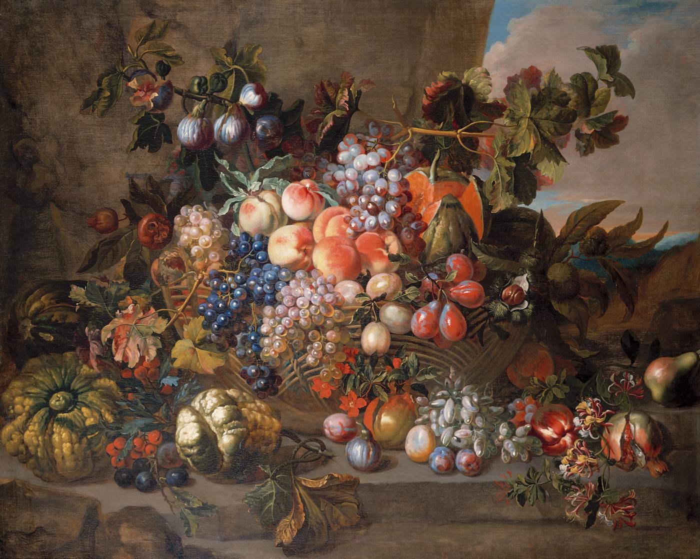 Still-Life with Fruit by CASTEELS, Pieter