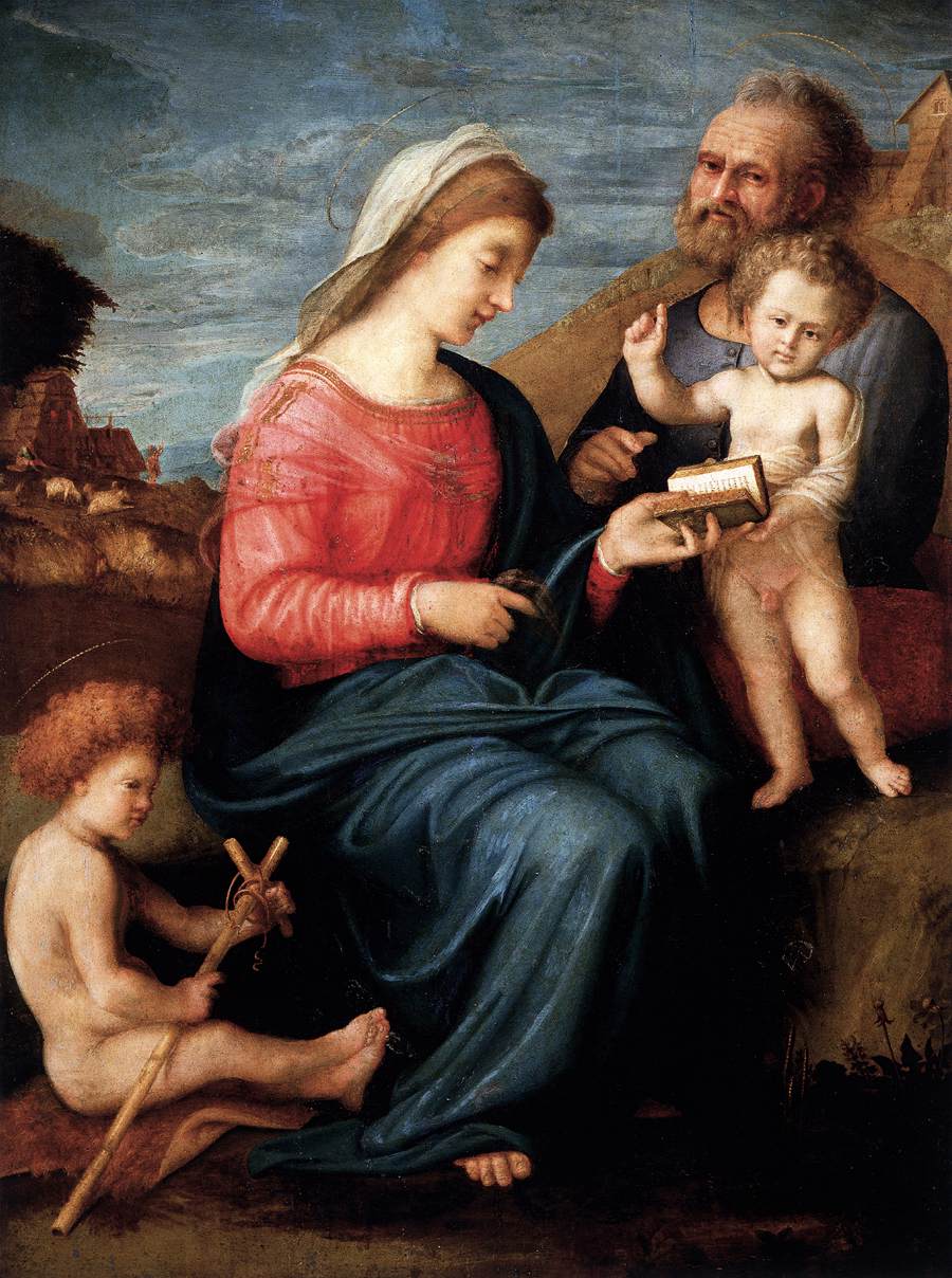 Holy Family with the Young St John the Baptist by