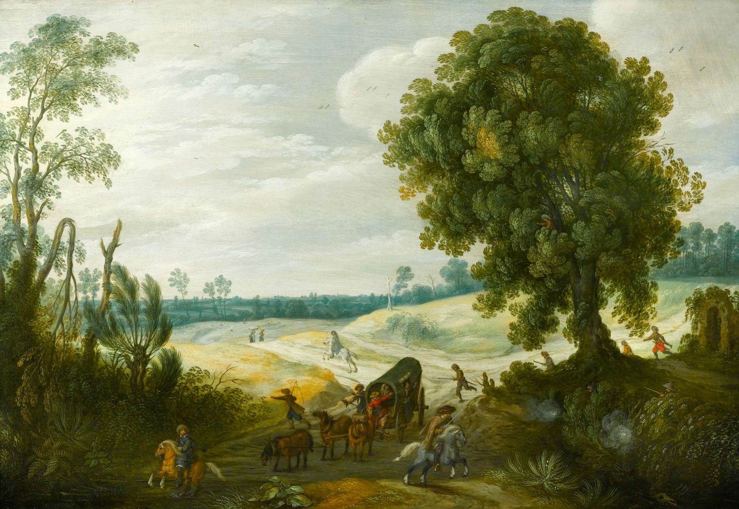 Landscape with a Convoy by VRANCX, Sebastian