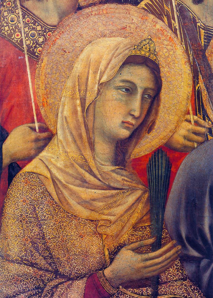 Maestà (detail) by DUCCIO di Buoninsegna