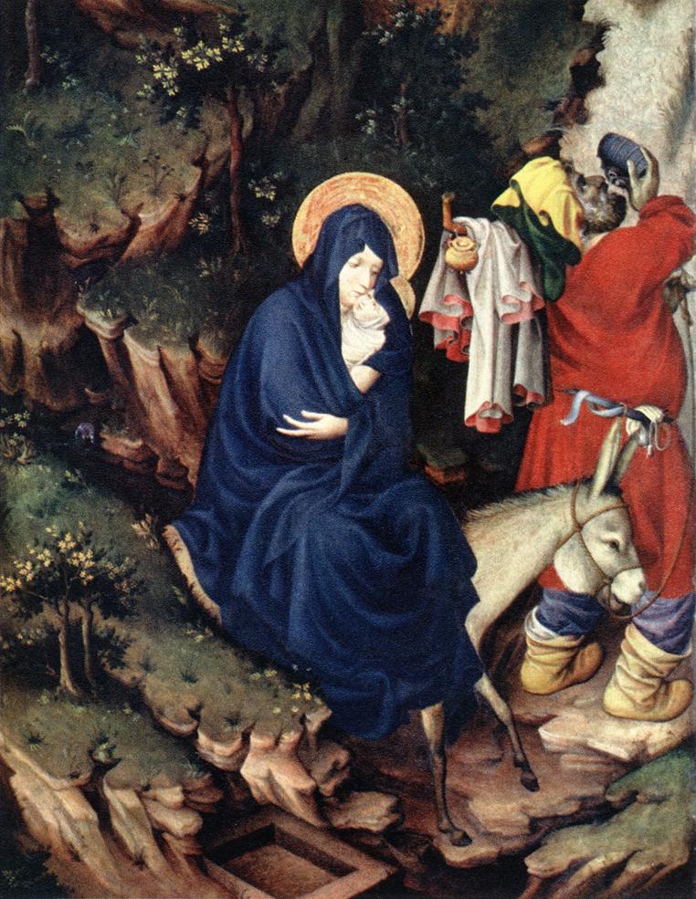 The Flight into Egypt by BROEDERLAM, Melchior