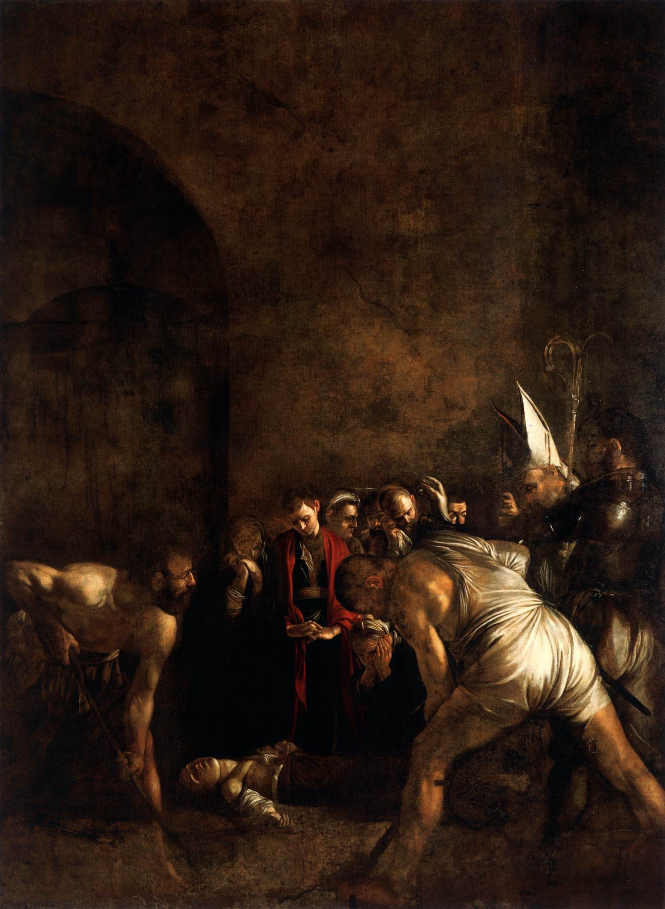 Burial of St Lucy by CARAVAGGIO