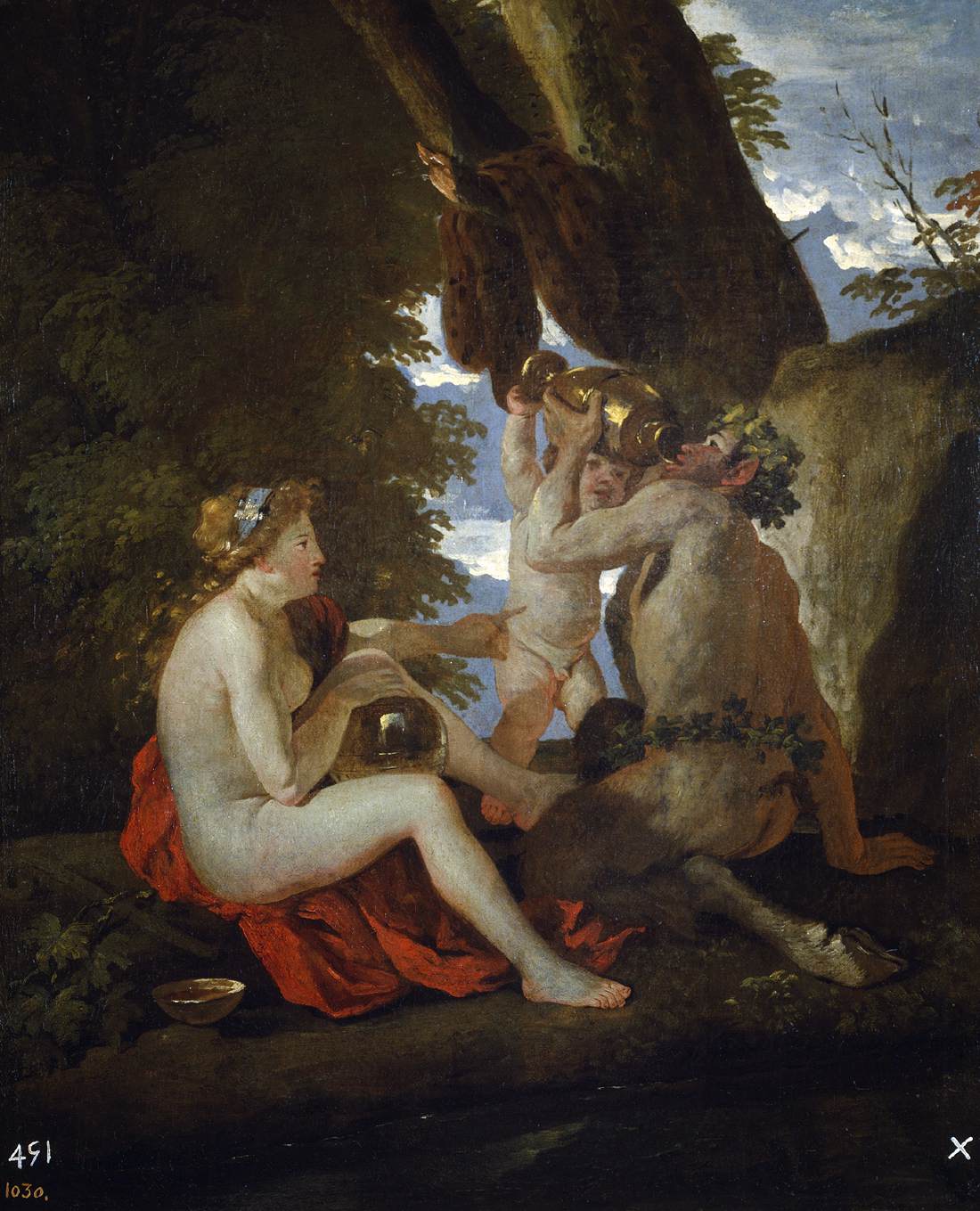 A Bacchic Scene by