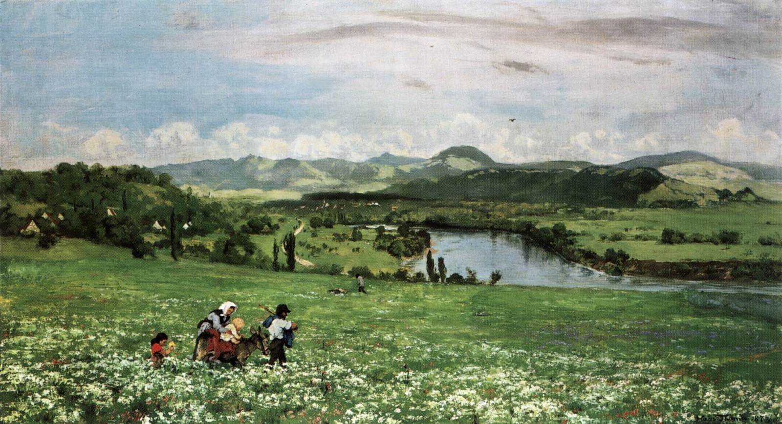 The Rheine near Säckingen by THOMA, Hans