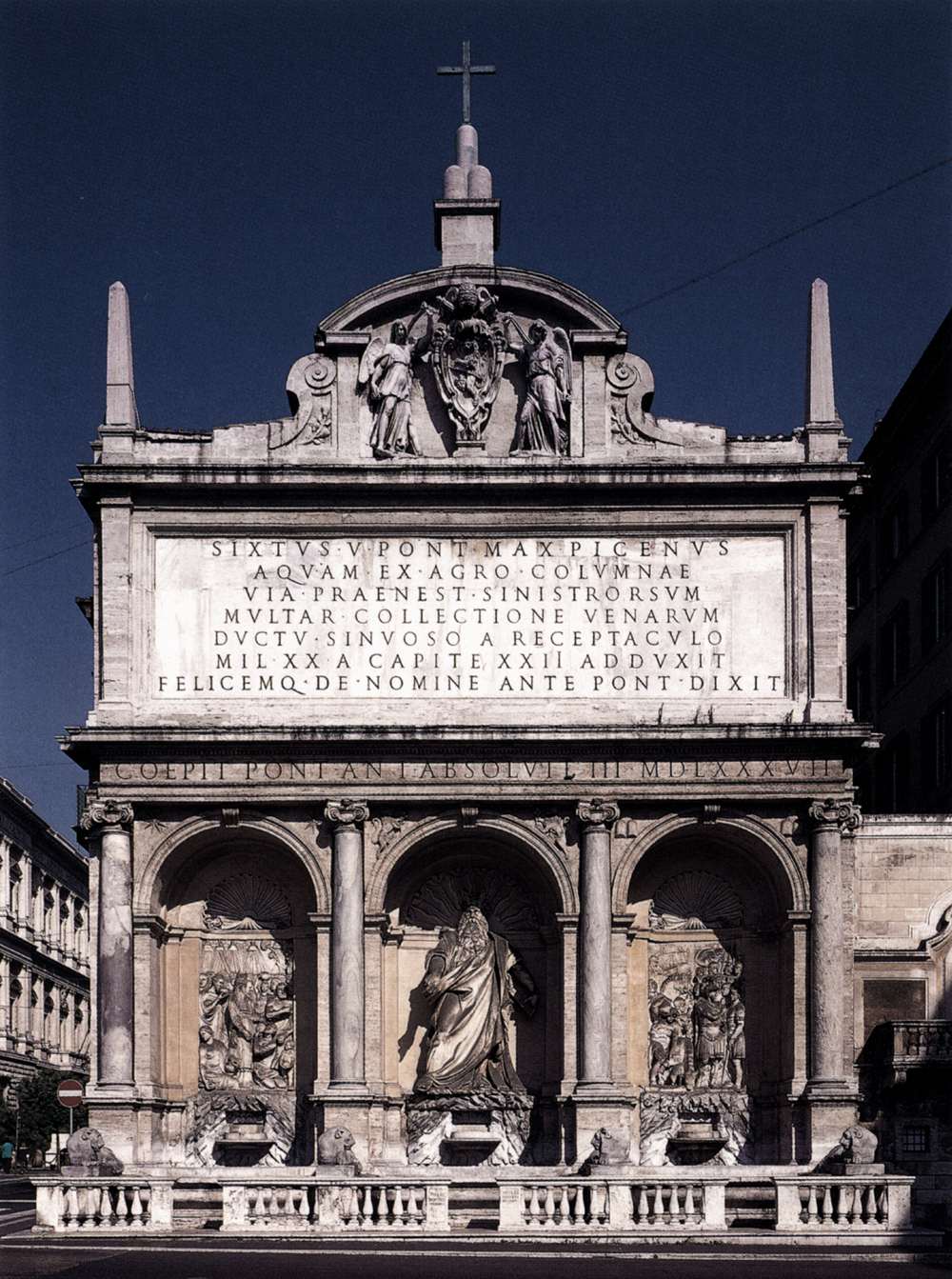 Fontana dell'Acqua Felice (Moses Fountain) by