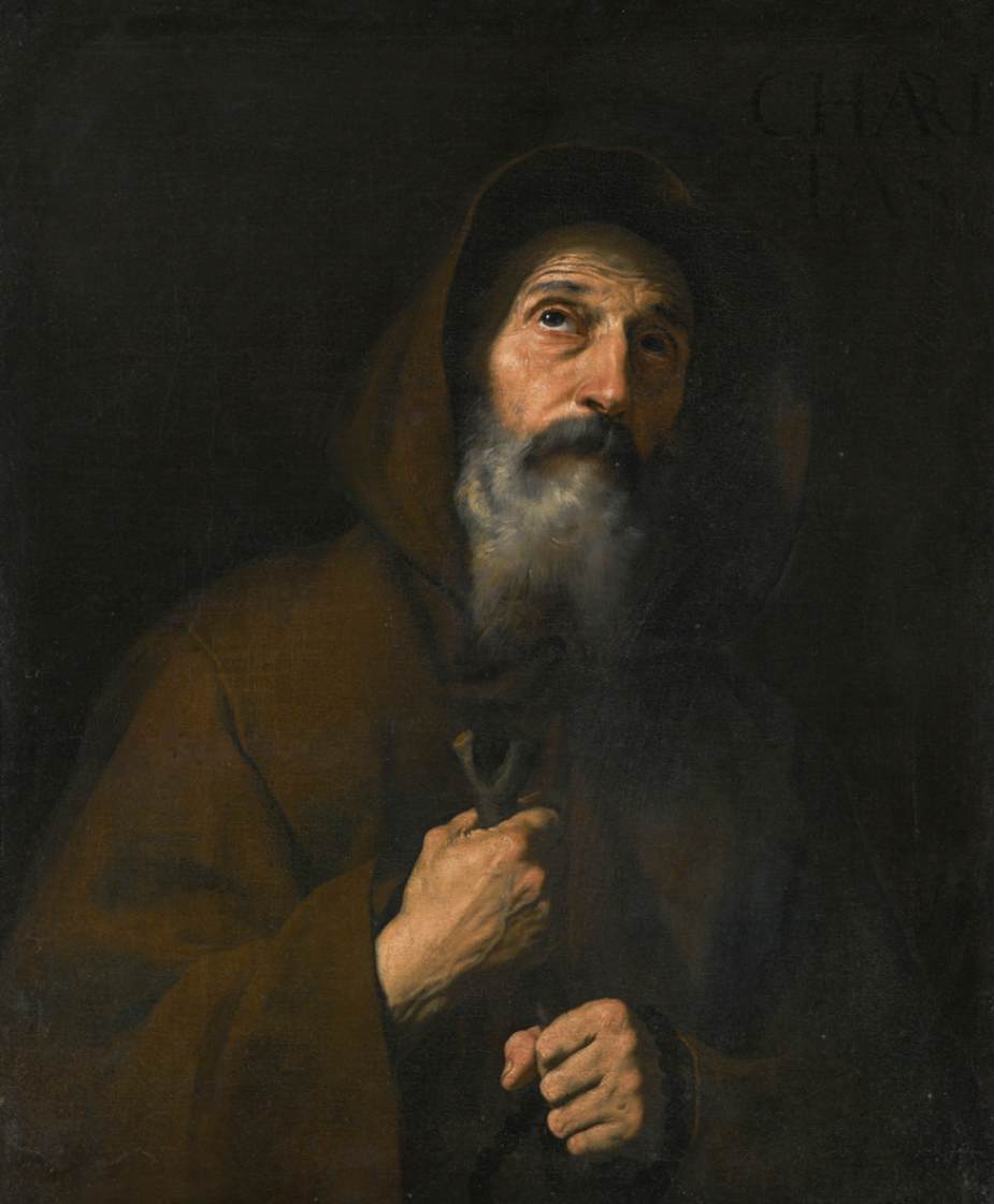 St Francis of Paola by RIBERA, Jusepe de