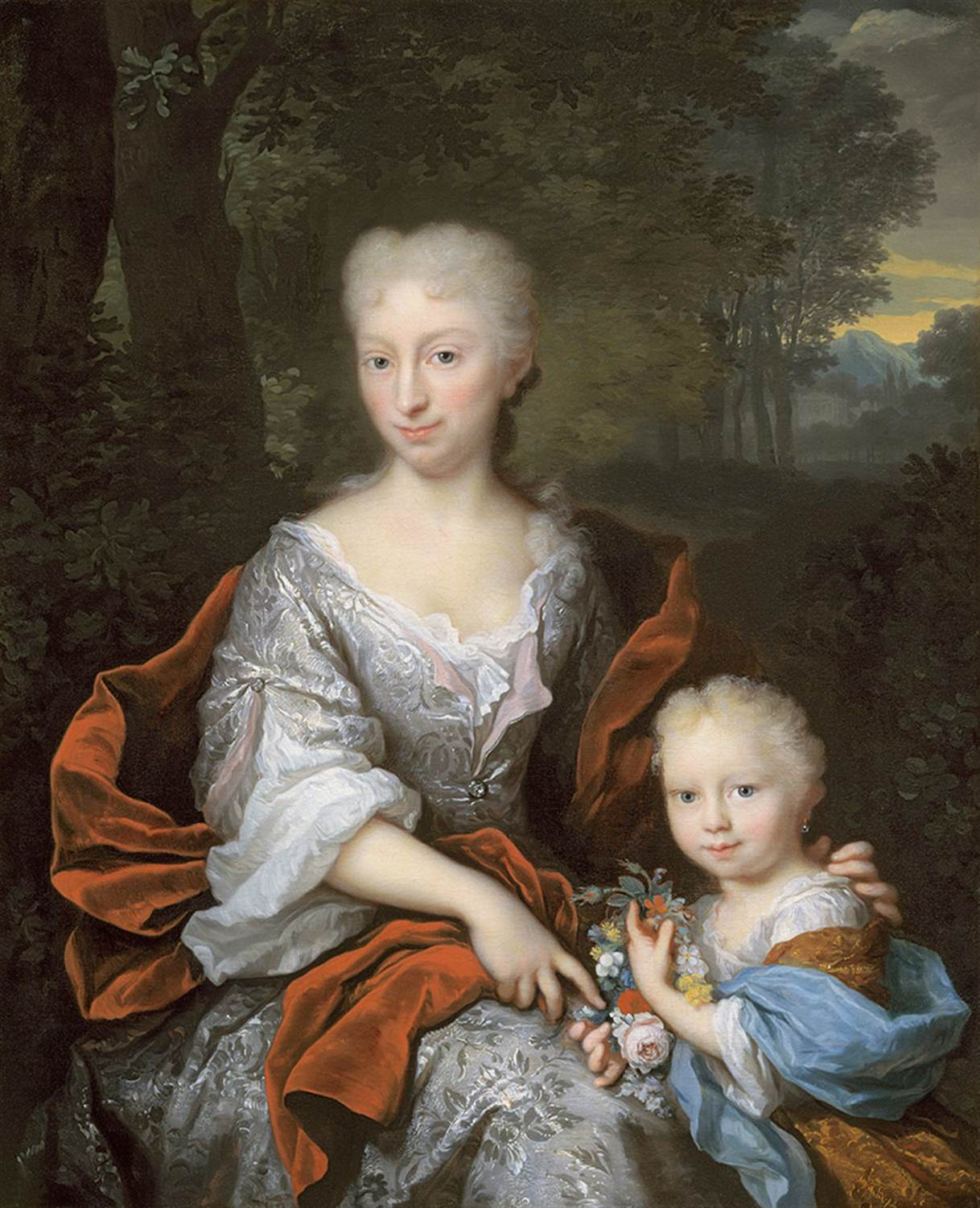 Portrait of Susanna Catharina van der Spelt-Pels and her Daughter by BOONEN, Arnold