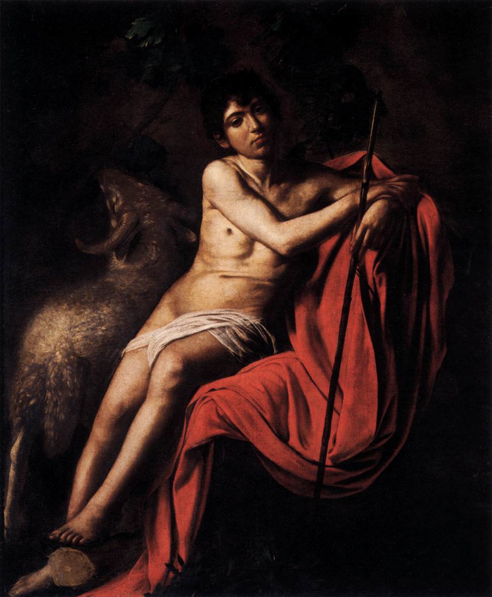 St John the Baptist by CARAVAGGIO