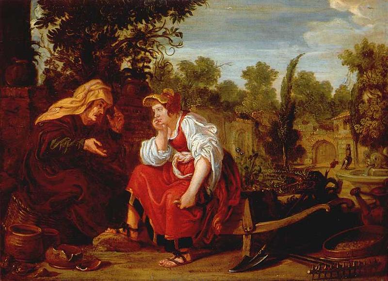 Vertumnus and Pomona by TENGNAGEL, Jan