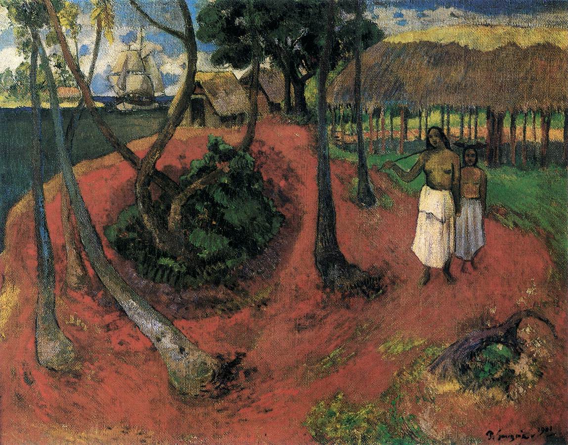 Idyll in Tahiti by GAUGUIN, Paul